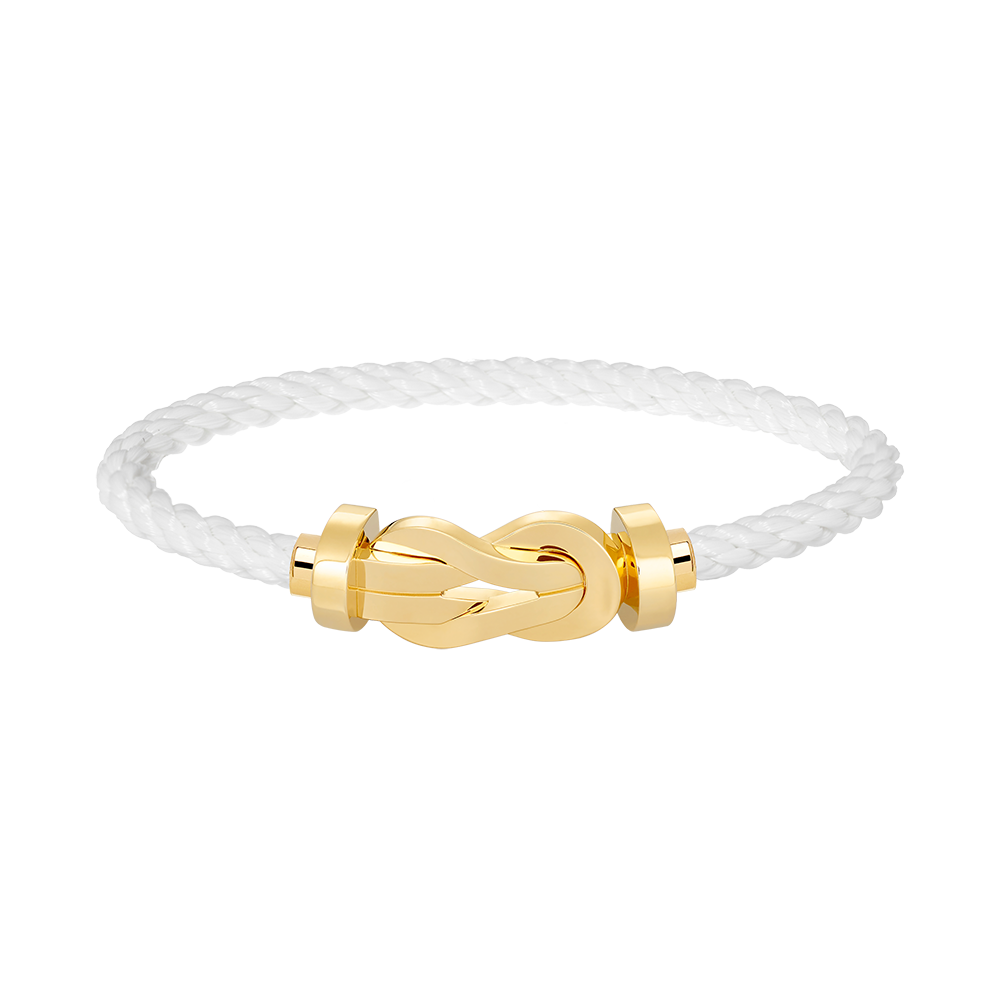 [Clover Jewelrys]CHANCE LARGE 8 FIGURE BUCKLE NO DIAMOND BRACELET GOLD