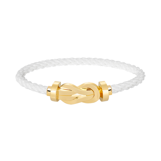 [Clover Jewelrys]CHANCE LARGE 8 FIGURE BUCKLE NO DIAMOND BRACELET GOLD