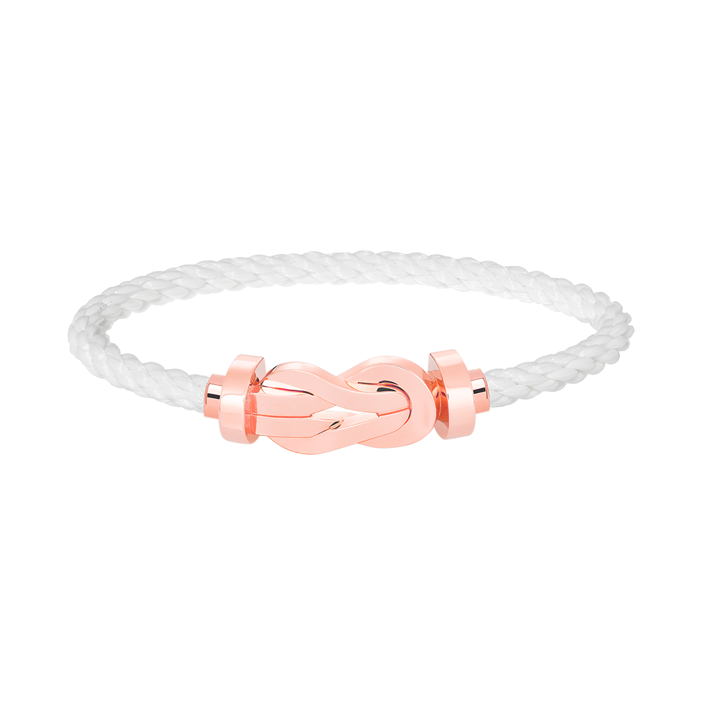 [Clover Jewelrys]CHANCE LARGE 8 FIGURE BUCKLE NO DIAMOND BRACELET ROSE GOLD