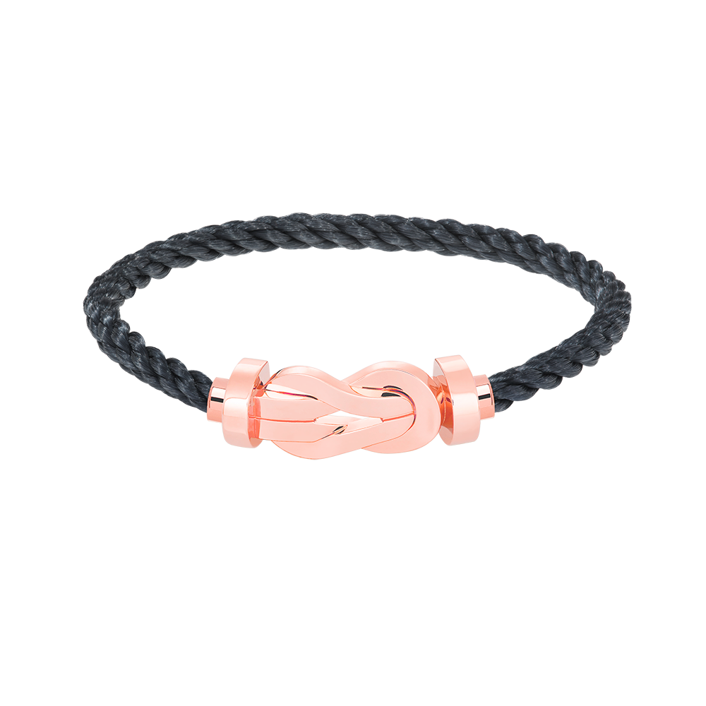 [Clover Jewelrys]CHANCE LARGE 8 FIGURE BUCKLE NO DIAMOND BRACELET ROSE GOLD