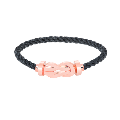 [Clover Jewelrys]CHANCE LARGE 8 FIGURE BUCKLE NO DIAMOND BRACELET ROSE GOLD