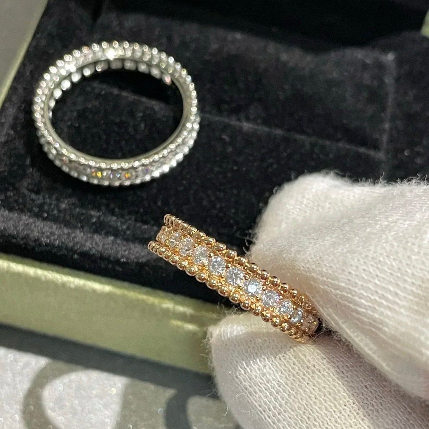 [Clover Jewelrys]PERLEE DIAMOND SILVER RING