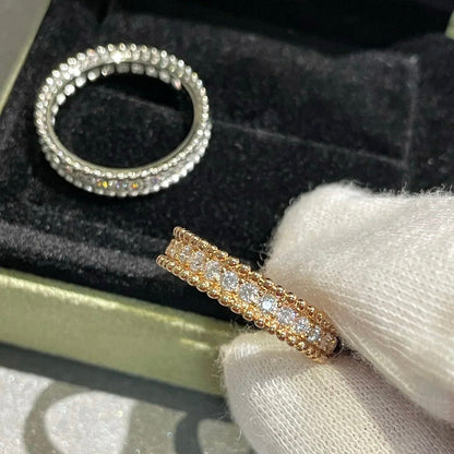 [Clover Jewelrys]PERLEE DIAMOND ROSE GOLD RING