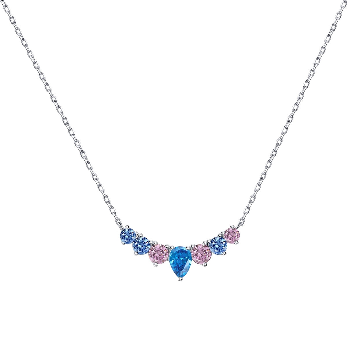 [Clover Jewelrys]Dainty Colorful Heart Necklace