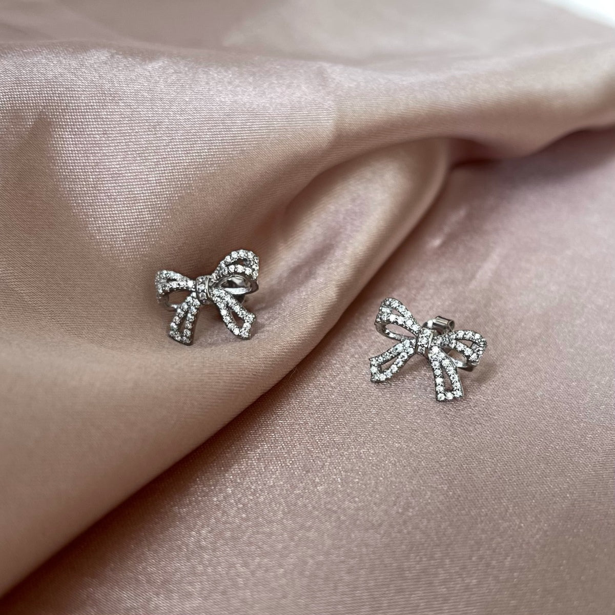 [Clover Jewelrys]Dainty Bow Shape Earrings