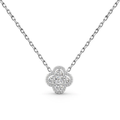 [Clover Jewelrys]Spliced Lucky Four-Leaf Clover Versatile Necklace