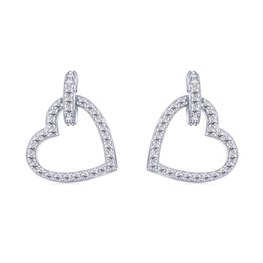 [Clover Jewelrys]Dainty Heart Shape Earrings