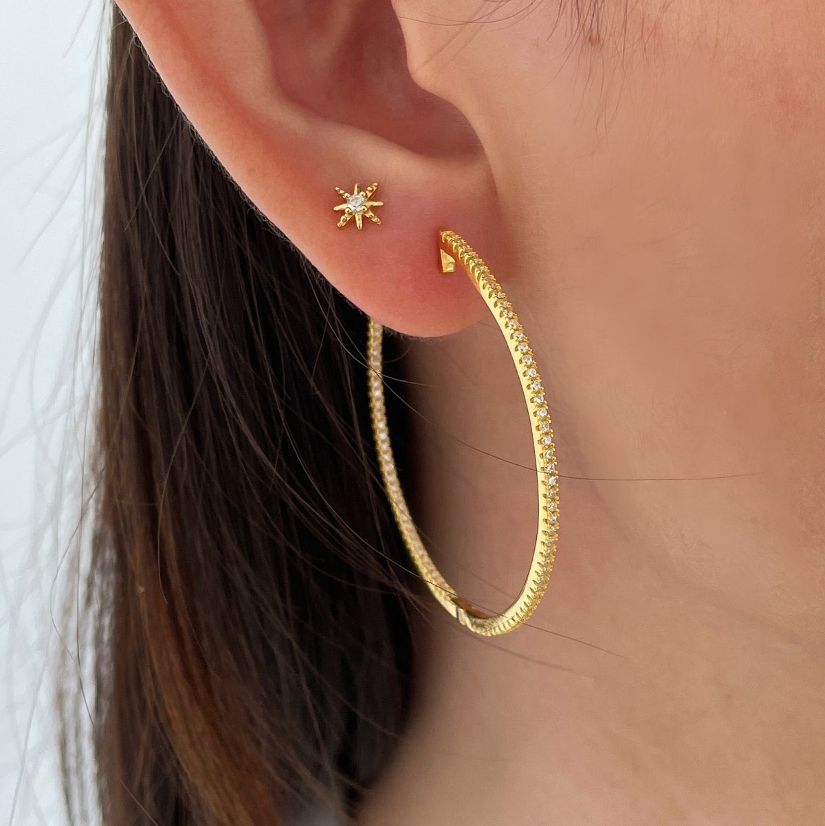 [Clover Jewelrys]Popular Large Hoop Earrings