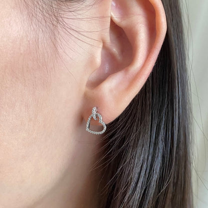 [Clover Jewelrys]Dainty Heart Shape Earrings