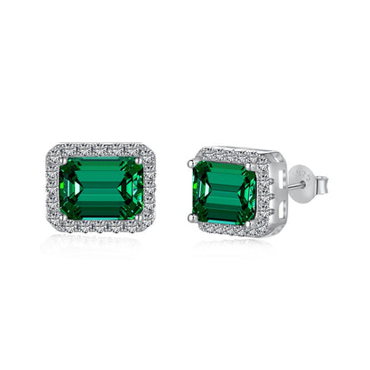 [Clover Jewelrys]Luxurious Dainty Emerald Cut Banquet Earrings