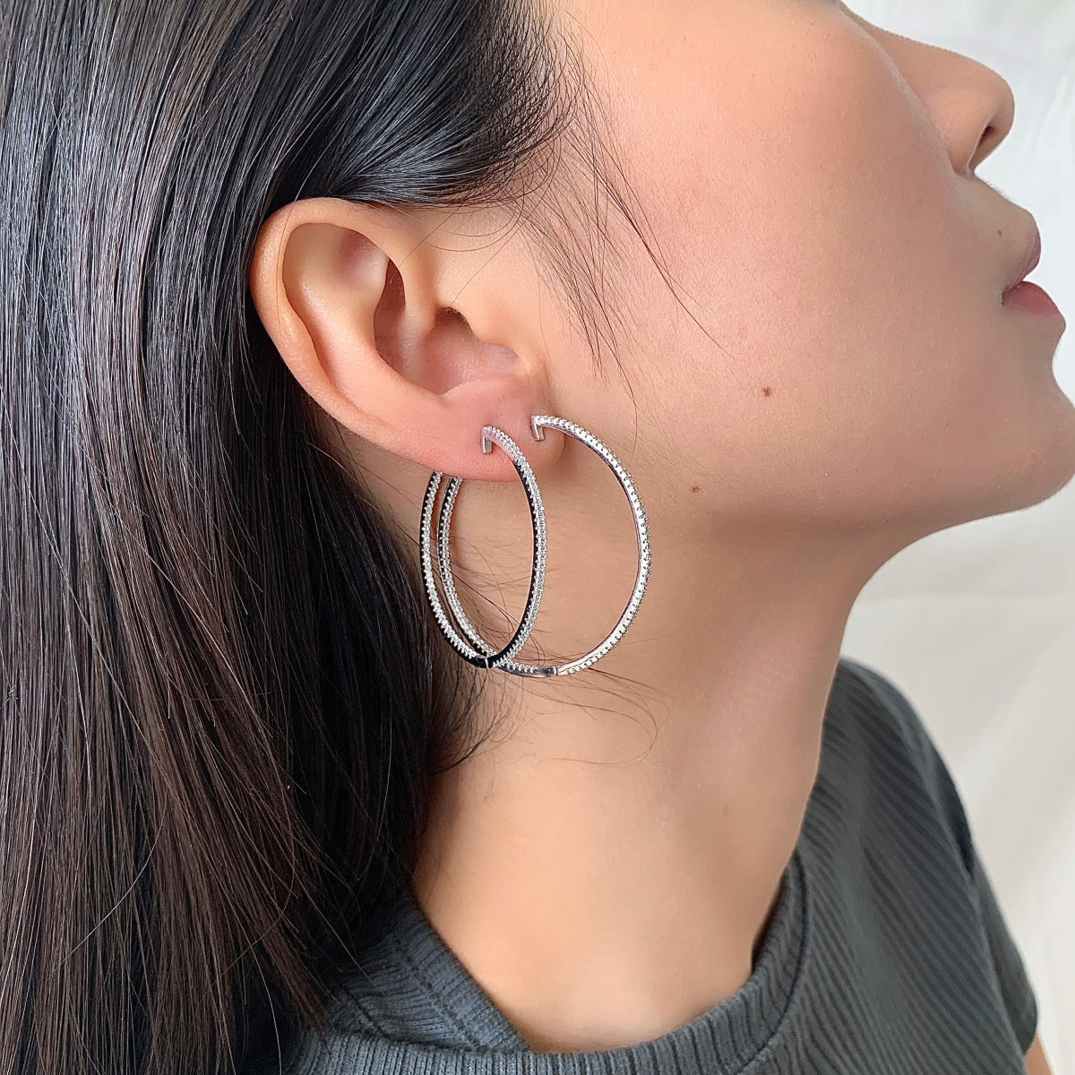 [Clover Jewelrys]Popular Large Hoop Earrings