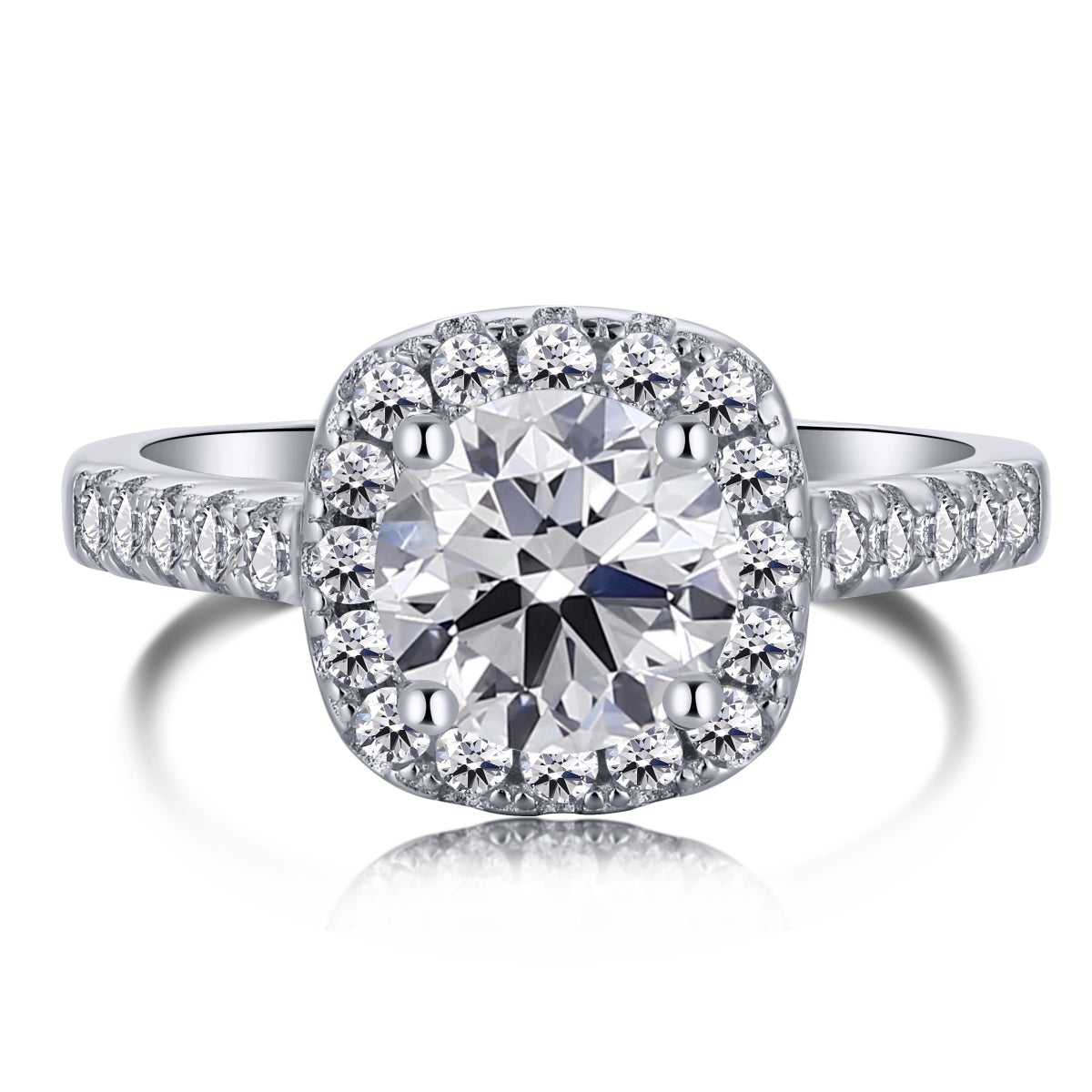 [Clover Jewelrys]Dazzling Resplendent Round Cut Wedding Ring