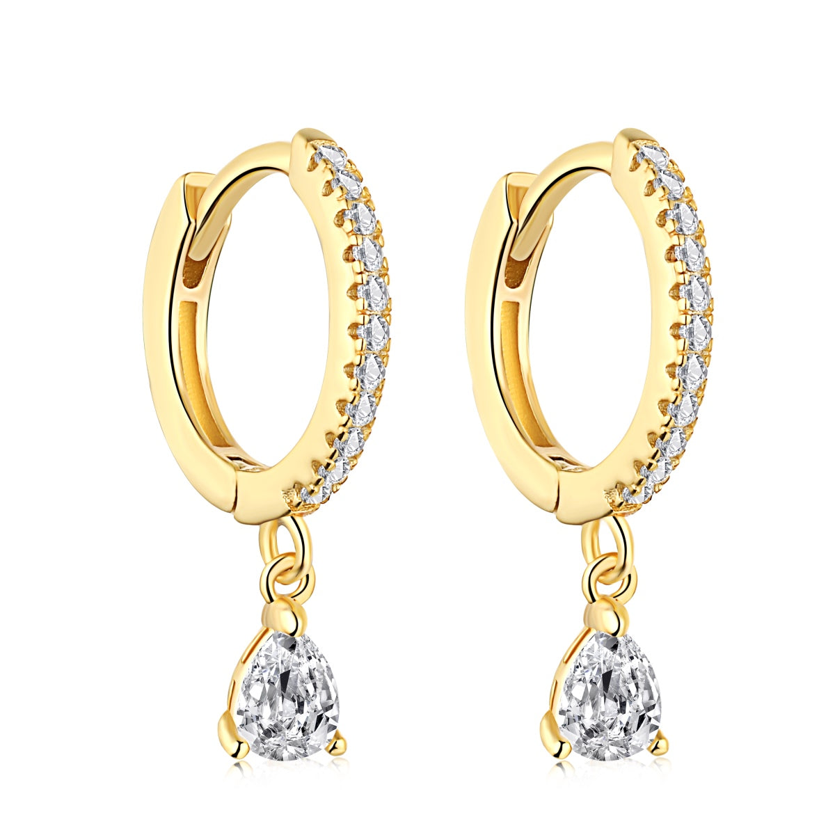 [Clover Jewelrys]Luxurious Geometric Drop Earrings