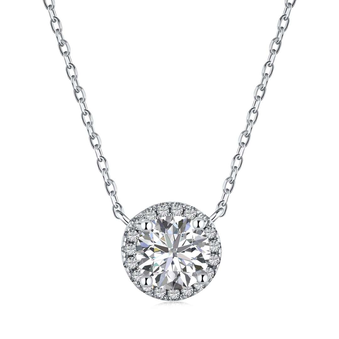 [Clover Jewelrys]Luxurious Round Cut Necklace