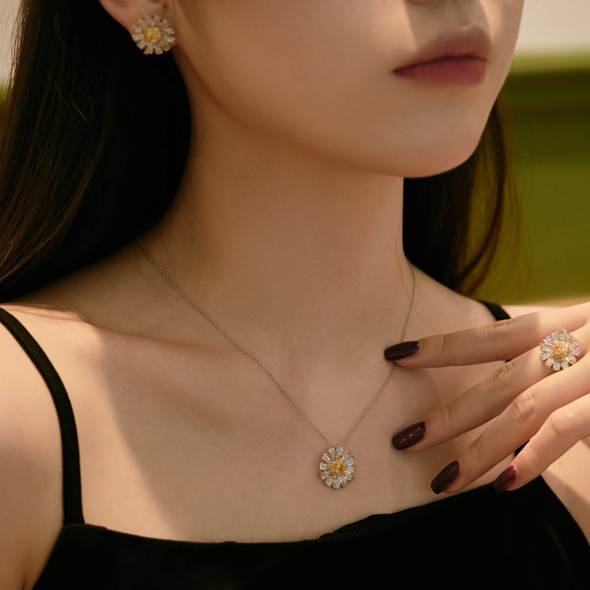 [Clover Jewelrys]Exquisite Daisy Necklace