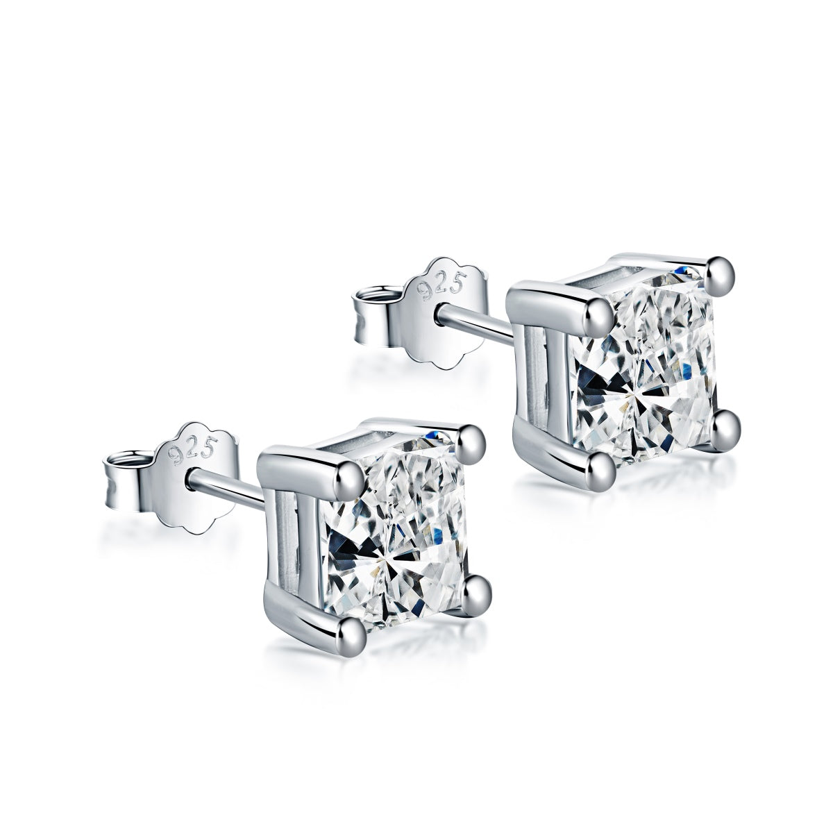 [Clover Jewelrys]Delicate Square Shape Earrings