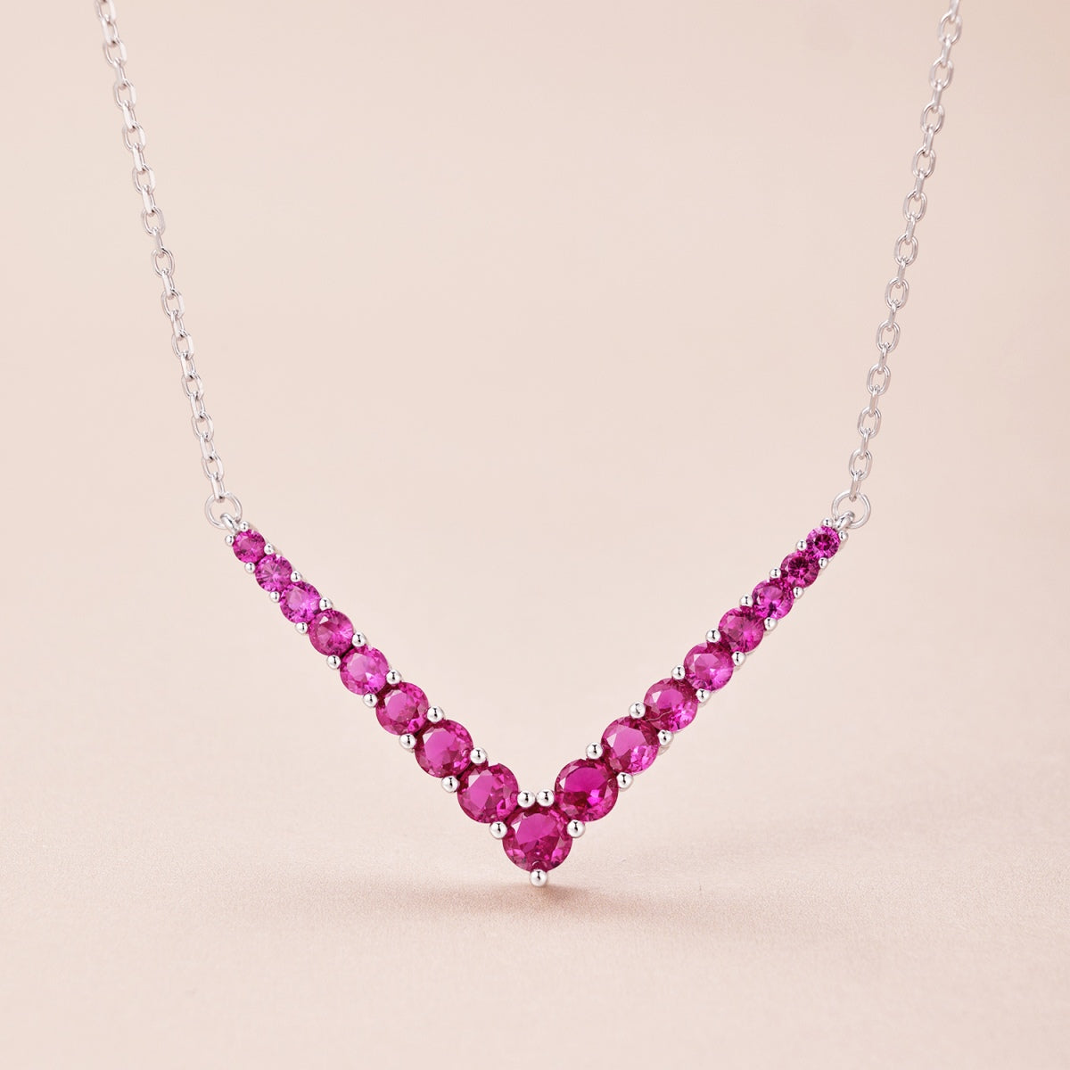 [Clover Jewelrys]Ornate Round Cut Necklace