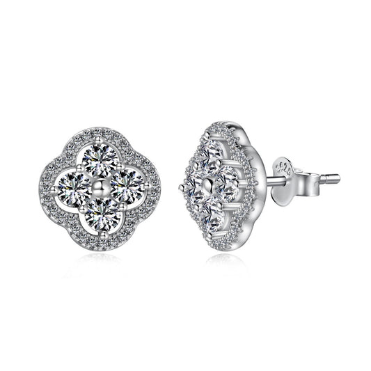 [Clover Jewelrys]Four-Leaf Clover Exquisite Earrings