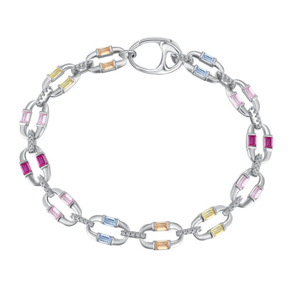 [Clover Jewelrys]Dazzling Colorful Daily Bracelet