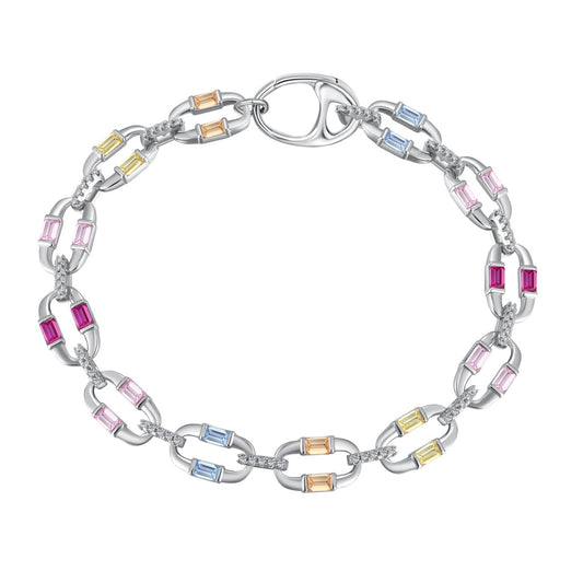 [Clover Jewelrys]Dazzling Colorful Daily Bracelet