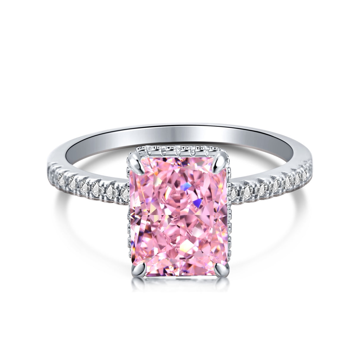 [Clover Jewelrys]4.0 Carat Luxurious Engagement Ring