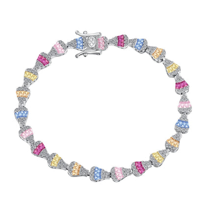 [Clover Jewelrys]Radiant Water Drop Shape Daily Bracelet