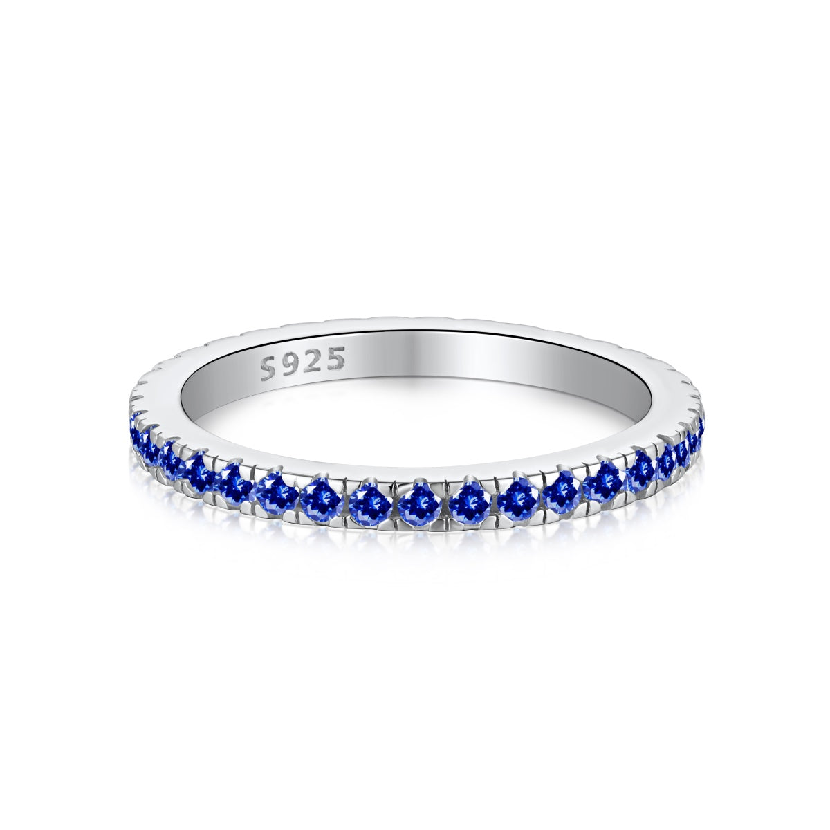 [Clover Jewelrys]Delicate Sparkling Round Cut Daily Ring