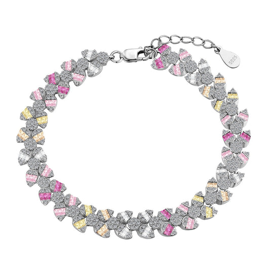 [Clover Jewelrys]Dainty Exquisite Flower Shape Daily Bracelet