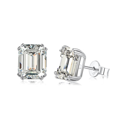 [Clover Jewelrys]Dazzling Square Shape Earrings