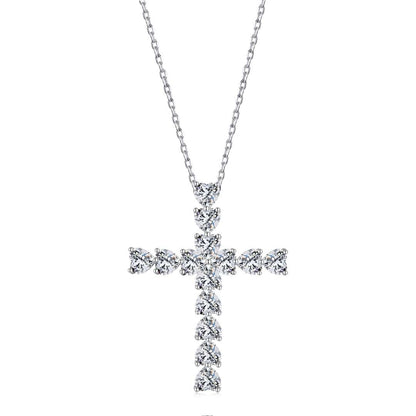 [Clover Jewelrys]Radiant Cross Shape Necklace