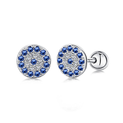 [Clover Jewelrys]Devil's Eye Ear Bone Nail Earrings