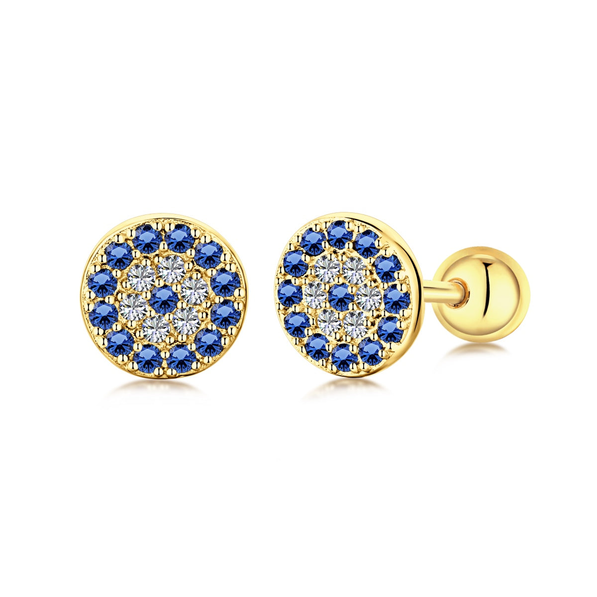 [Clover Jewelrys]Devil's Eye Ear Bone Nail Earrings