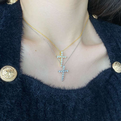 [Clover Jewelrys]Unique Cross Shape Necklace