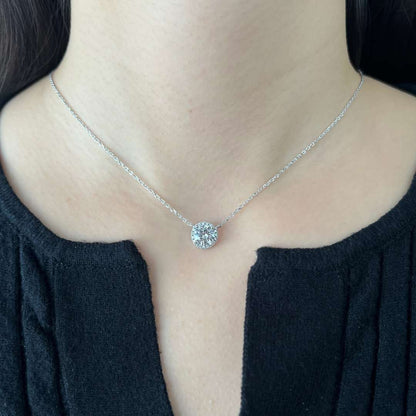 [Clover Jewelrys]Luxurious Round Cut Necklace