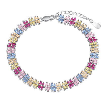 [Clover Jewelrys]Sparkling Exquisite Multi Cut Party Bracelet