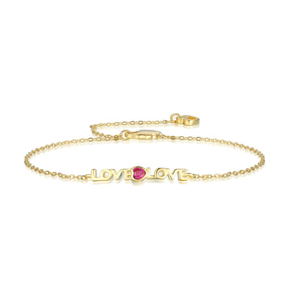 [Clover Jewelrys]Romantic Heart Shape Lover Bracelet