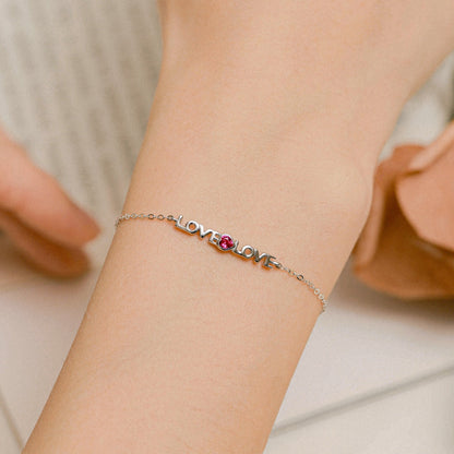 [Clover Jewelrys]Romantic Heart Shape Lover Bracelet