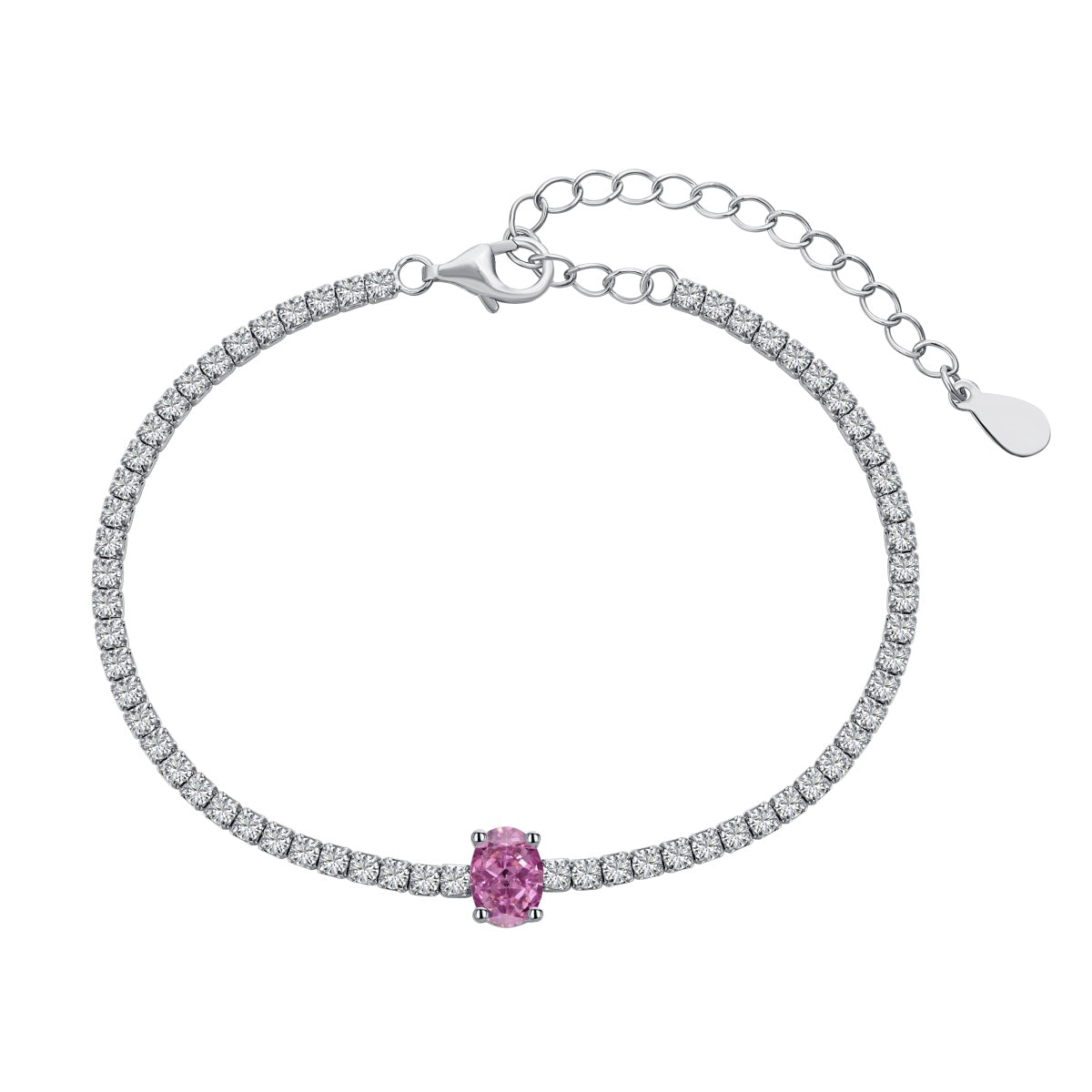 [Clover Jewelrys]0.75 Carat Exquisite Oval Cut Daily Bracelet