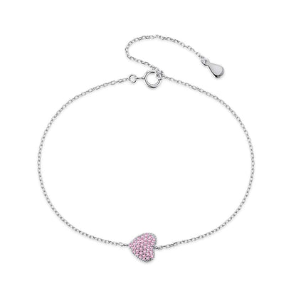 [Clover Jewelrys]Heart-Shaped Gentle and Versatile Bracelet