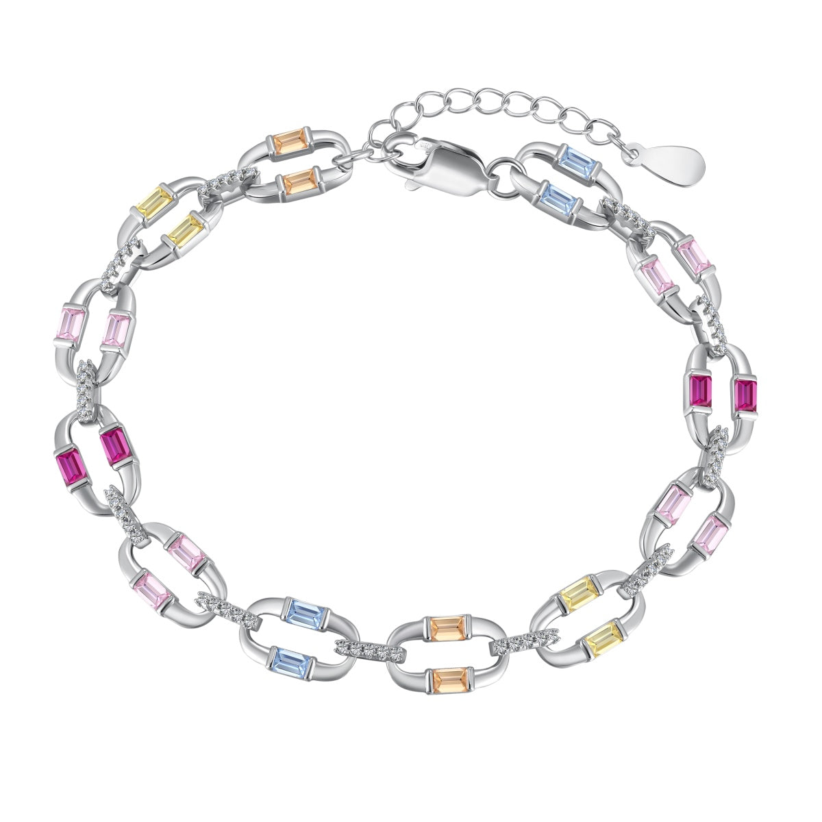 [Clover Jewelrys]Dazzling Colorful Daily Bracelet