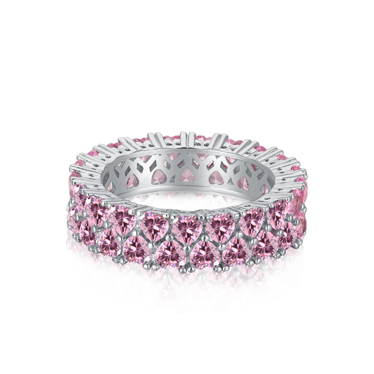 [Clover Jewelrys]Sparkling Full Heart Ring