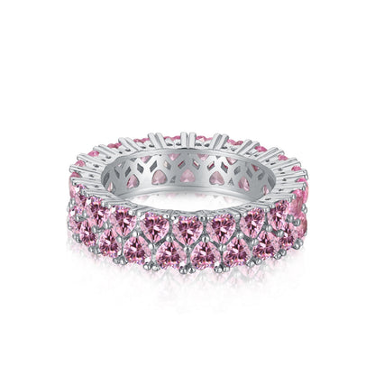 [Clover Jewelrys]Sparkling Full Heart Ring