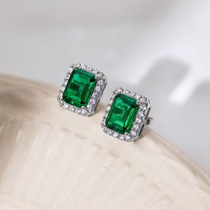 [Clover Jewelrys]Luxurious Dainty Emerald Cut Banquet Earrings