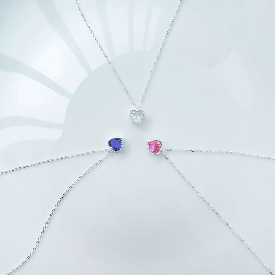 [Clover Jewelrys]Ornate Heart Shape Necklace