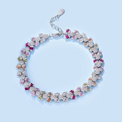 [Clover Jewelrys]Dainty Exquisite Flower Shape Daily Bracelet