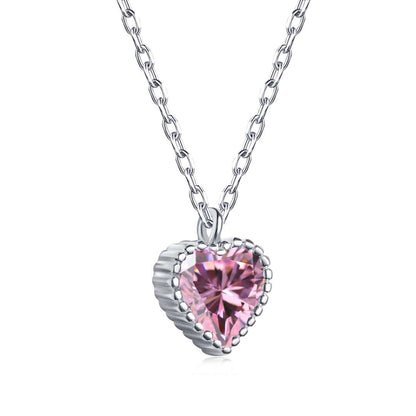 [Clover Jewelrys]Ornate Heart Shape Necklace