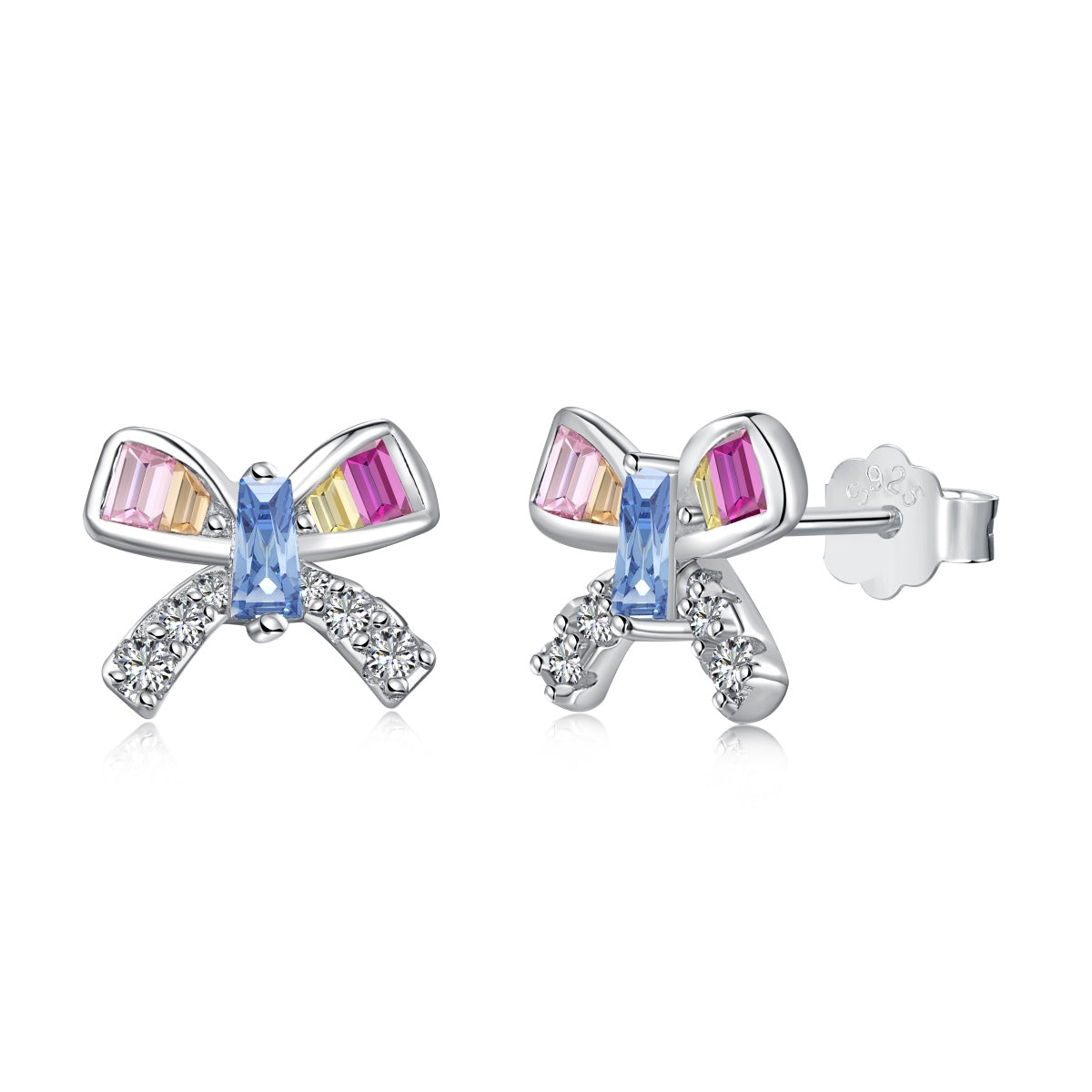 [Clover Jewelrys]Ornate Butterfly Shape Daily Earrings