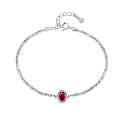 [Clover Jewelrys]Exquisite Oval Shape Bracelet