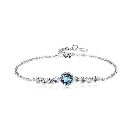 [Clover Jewelrys]Luxurious Heart Of The Ocean Bracelet