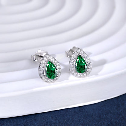 [Clover Jewelrys]Luxurious Water Drop Shape Earrings